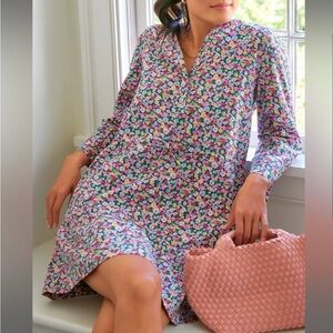 Pomander Place Tuckernuck Ditsy Floral Henley Dress